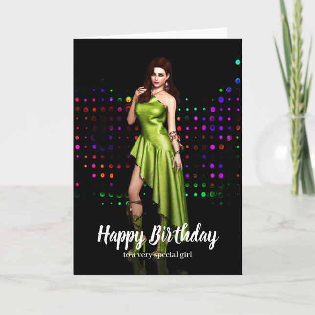 Party Birthday Card Kort (Framsida)