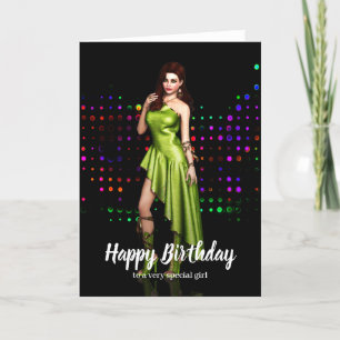 Party Birthday Card Kort