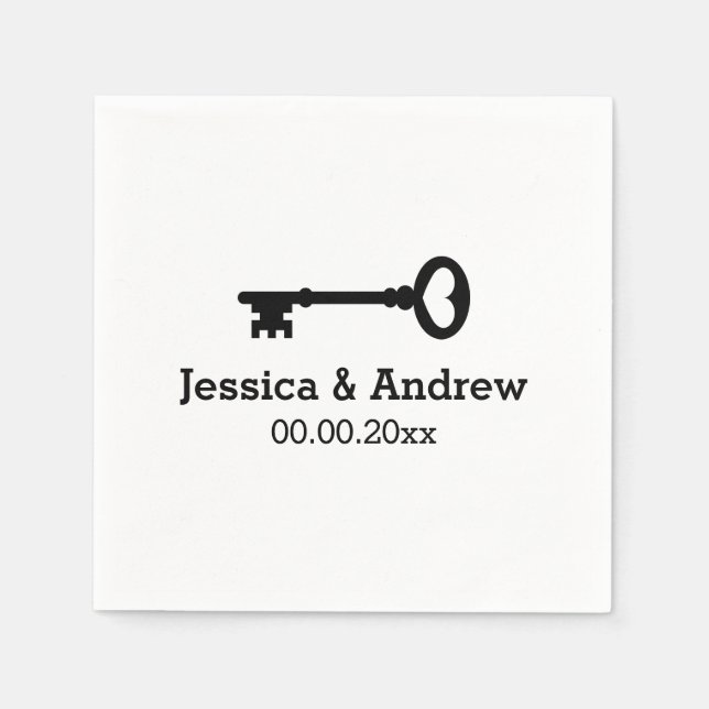 party blöjor med anpassningsbar i monogram med vin pappersservett (Framsidan)