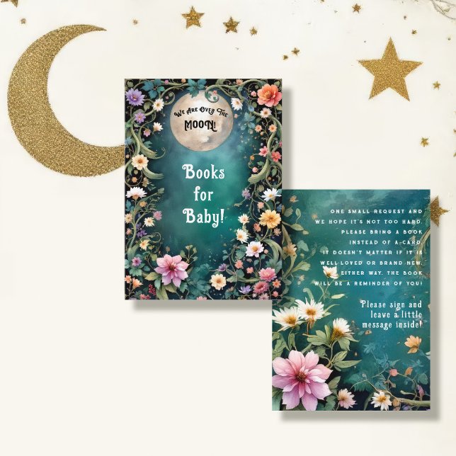 Party Blommigt Bokar i  för Fairy Tea i Baby Tilläggskort (Skapare uppladdad)