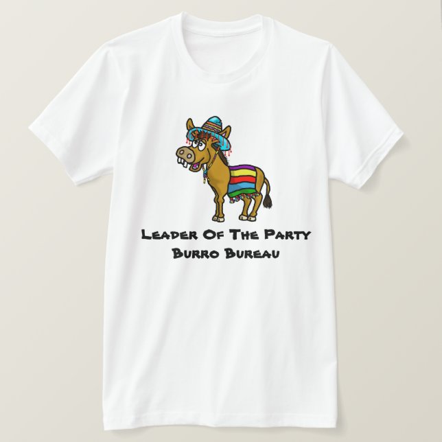 Party Burro Bureau Mexican T-shirt (Design framsida)