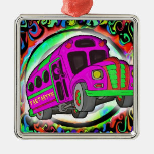 Party Bus.jpg Julgransprydnad Metall