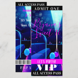 Party Bus Sweet 16 All Access-biljett VIP-biljett