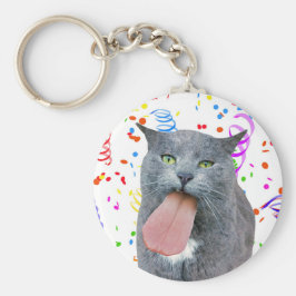 Party Cat Har din Tunga? Nyckelring