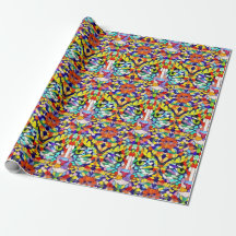 Party Cat - Rainbow Ansikte - Vibrant Mosaic Stil