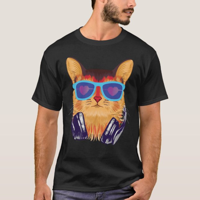 Party Cat T Shirt (Framsida)