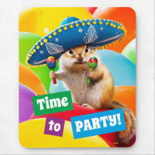 Party Chipmunk i Sombrero Musmatta