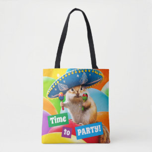 Party Chipmunk i Sombrero Tygkasse