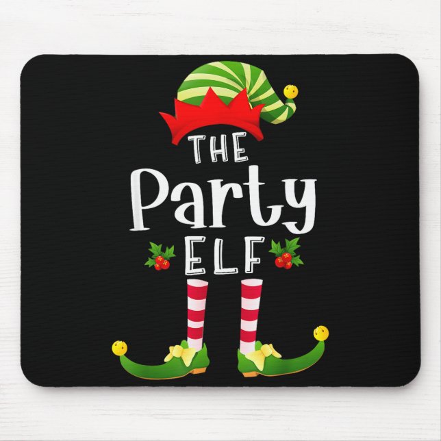 Party Christmas Elf Matching Pajama X-mas Party  Musmatta (Framsidan)