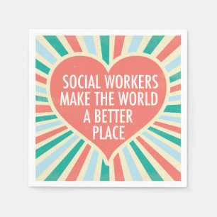 Party-citat från det inspirerande Social-kontoret Pappersservett