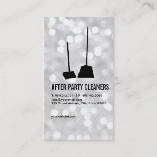 Party Cleaners / Bokeh Visitkort