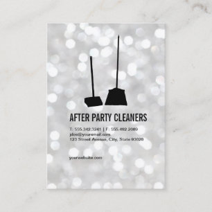 Party Cleaners / Bokeh Visitkort