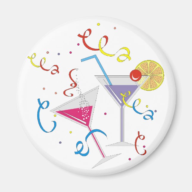 Party Cocktail Magnet (Framsidan)