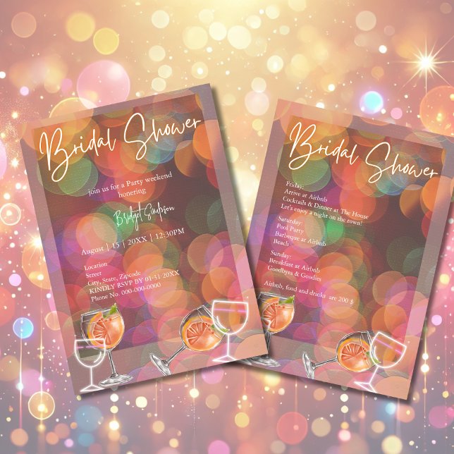 Party & Cocktail möhippa helg Inbjudningar (Skapare uppladdad)