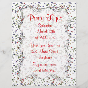 Party Confetti Reklamblad