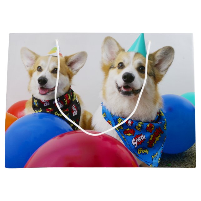 Party Corgis Gift Bag (Framsidan)
