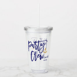 Party Crew | Nautical Bridesmaid Take Away Mugg