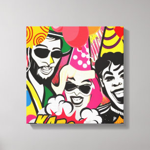 Party den canvastryck
