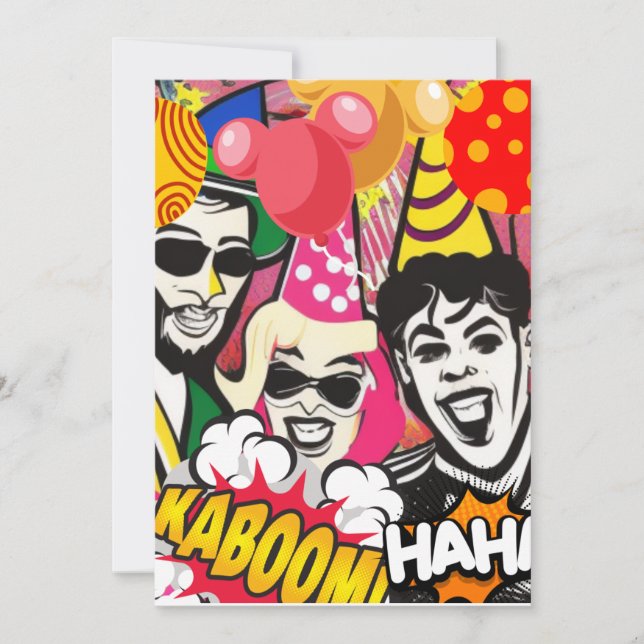 Party den julkort (Framsida)