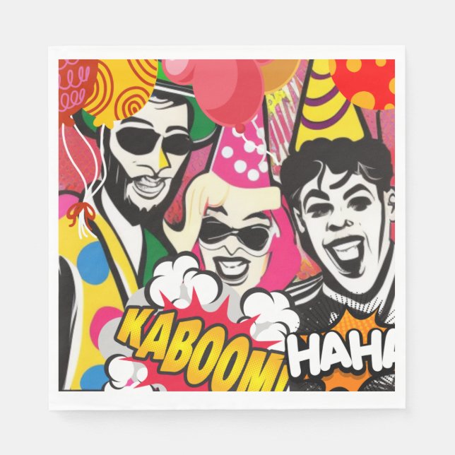 Party den pappersservett (Framsidan)