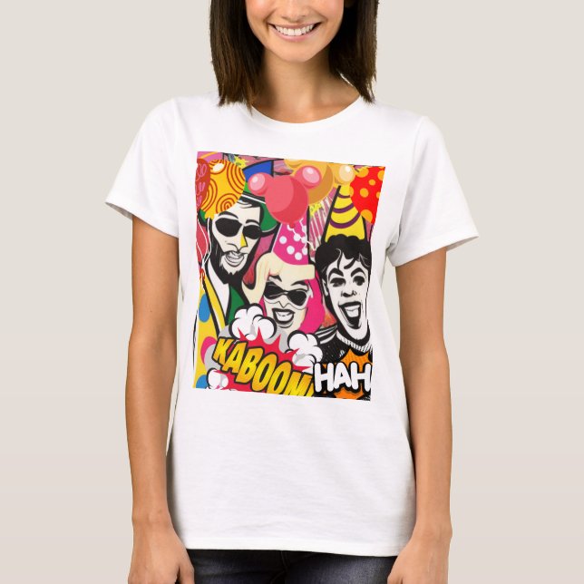 Party den t shirt (Framsida)