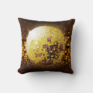 Party Disco: Vintage Glowing Ljus. Kudde