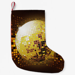 Party Disco: Vintage Glowing Ljus. Liten Julstrumpa