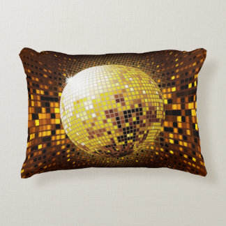 Party Disco: Vintage Glowing Ljus. Prydnadskudde