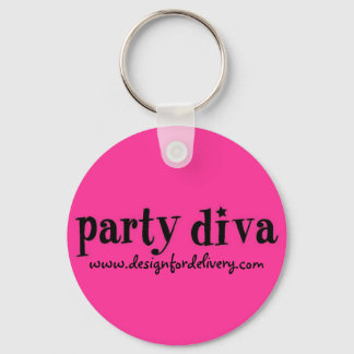 Party Diva-nyckelring Nyckelring