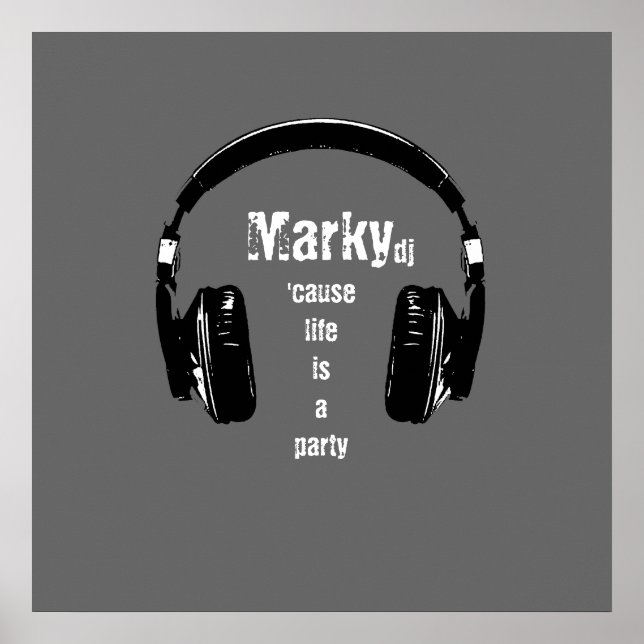 party DJ Poster (Framsidan)