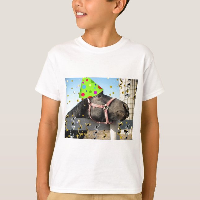 Party Djurhäst Tee Shirt (Framsida)