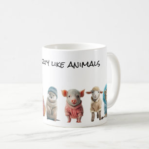 Party-djurkaffe Mugg