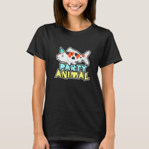 Party Djurkarp Fiskar Goldfish Graphic Birthday T Shirt