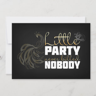 party dödade aldrig någon inbjudningar