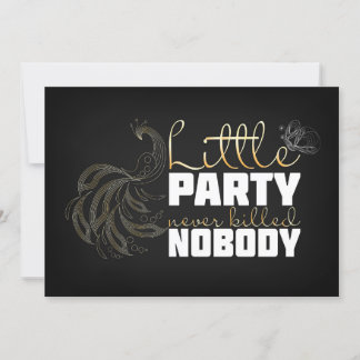party dödade aldrig någon inbjudningar