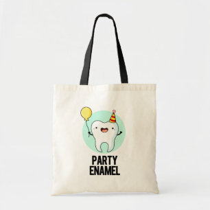 Party Enamel Funny Tooth Pun Tygkasse
