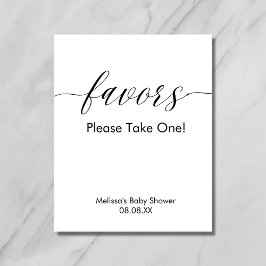 Party favors Underteckna Modern Minimalist Simple Poster