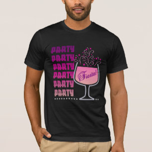 Party-Fiesta-skjortan - välj stil & färg Tee