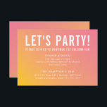 PARTY FIRANDE CARD-kort - övertoning för modern ro Inbjudningar<br><div class="desc">med kat massard >> www.simplysweetPAPERIE.com <<< En enkel design för dina PARTY-CARDS - för att matcha dina huvudinbjudningar. Kärlek, men jag skulle vilja se vissa förändringar - ett annat färg-system, produkt, tillsätt ett foto eller anpassat för ett annat tillfälle - ingen oro bara kontakta mig, KAT@SIMPLYSWEETPAPERIE.COM jag är lycklig för...</div>