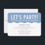 PARTY FIRANDE INFO av modernt, fetstilt grått Inbjudningar<br><div class="desc">med kat massard >> www.simplysweetPAPERIE.com <<< En enkel design för dina PARTY-CARDS - för att matcha dina huvudinbjudningar. Kärlek, men jag skulle vilja se vissa förändringar - ett annat färg-system, produkt, tillsätt ett foto eller anpassat för ett annat tillfälle - ingen oro bara kontakta mig, KAT@SIMPLYSWEETPAPERIE.COM jag är lycklig för...</div>