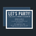 PARTY FIRANDE INFO enkel modern blockmarin Inbjudningar<br><div class="desc">med kat massard >> www.simplysweetPAPERIE.com <<< En enkel design för dina PARTY-CARDS - för att matcha dina huvudinbjudningar. Kärlek, men jag skulle vilja se vissa förändringar - ett annat färg-system, produkt, tillsätt ett foto eller anpassat för ett annat tillfälle - ingen oro bara kontakta mig, KAT@SIMPLYSWEETPAPERIE.COM jag är lycklig för...</div>