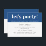 PARTY FIRANDE INFO modern fet pojke marblått Inbjudningar<br><div class="desc">med kat massard >> www.simplysweetPAPERIE.com <<< En enkel design för dina PARTY-CARDS - för att matcha dina huvudinbjudningar. Kärlek, men jag skulle vilja se vissa förändringar - ett annat färg-system, produkt, tillsätt ett foto eller anpassat för ett annat tillfälle - ingen oro bara kontakta mig, KAT@SIMPLYSWEETPAPERIE.COM jag är lycklig för...</div>
