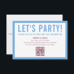 PARTY FIRANDE INFO modern maronblått Inbjudningar<br><div class="desc">med kat massard >> www.simplysweetPAPERIE.com <<< En enkel design för dina PARTY-CARDS - för att matcha dina huvudinbjudningar. Kärlek, men jag skulle vilja se vissa förändringar - ett annat färg-system, produkt, tillsätt ett foto eller anpassat för ett annat tillfälle - ingen oro bara kontakta mig, KAT@SIMPLYSWEETPAPERIE.COM jag är lycklig för...</div>
