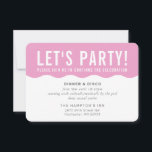 PARTY FIRANDE INFO:s moderna rosa med djärv våg Inbjudningar<br><div class="desc">med kat massard >> www.simplysweetPAPERIE.com <<< En enkel design för dina PARTY-CARDS - för att matcha dina huvudinbjudningar. Kärlek, men jag skulle vilja se vissa förändringar - ett annat färg-system, produkt, tillsätt ett foto eller anpassat för ett annat tillfälle - ingen oro bara kontakta mig, KAT@SIMPLYSWEETPAPERIE.COM jag är lycklig för...</div>