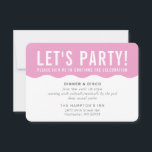 PARTY FIRANDE INFO:s moderna rosa med djärv våg Inbjudningar<br><div class="desc">med kat massard >> www.simplysweetPAPERIE.com <<< En enkel design för dina PARTY-CARDS - för att matcha dina huvudinbjudningar. Kärlek, men jag skulle vilja se vissa förändringar - ett annat färg-system, produkt, tillsätt ett foto eller anpassat för ett annat tillfälle - ingen oro bara kontakta mig, KAT@SIMPLYSWEETPAPERIE.COM jag är lycklig för...</div>