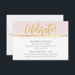 PARTY FIRANDE-kort blek rosa guld polka dots vid  Inbjudningar<br><div class="desc">med kat masard >> www.simplysweetPAPERIE.com <<< En enkel design för din OSA REPLY CARDS - för att matcha dina huvudinbjudningar. Kärlek, men jag skulle vilja se vissa förändringar - ett annat färg-system, produkt, tillsätt ett foto eller anpassat för ett annat tillfälle - ingen oro bara kontakta mig, KAT@SIMPLYSWEETPAPERIE.COM jag är...</div>