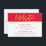 PARTY FIRANDE-kort för in det moderna röda guld Inbjudningar<br><div class="desc">efter kat masard >> www.simplysweetPAPERIE.com <<< En enkel design för INSERT / PARTY CARDS - för att matcha dina huvudinbjudningar. Kärlek, men jag skulle vilja se vissa förändringar - ett annat färg-system, produkt, tillsätt ett foto eller anpassat för ett annat tillfälle - ingen oro bara kontakta mig, KAT@SIMPLYSWEETPAPERIE.COM jag är...</div>