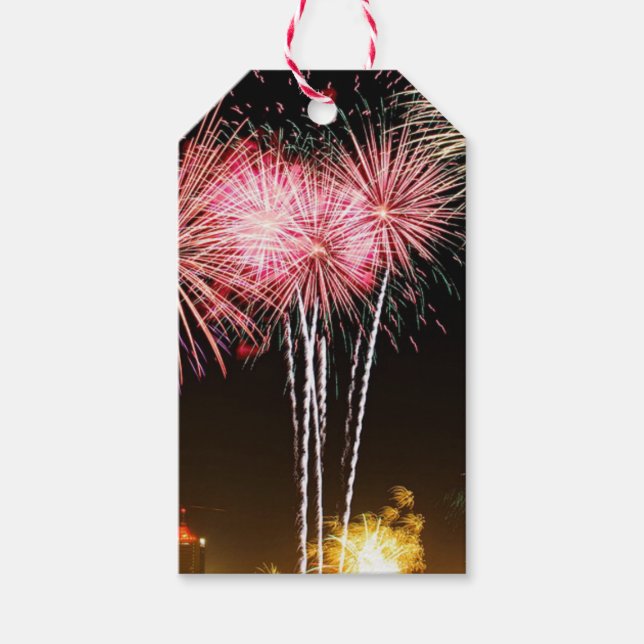 Party Fireworks Presentetikett (Framsidan)