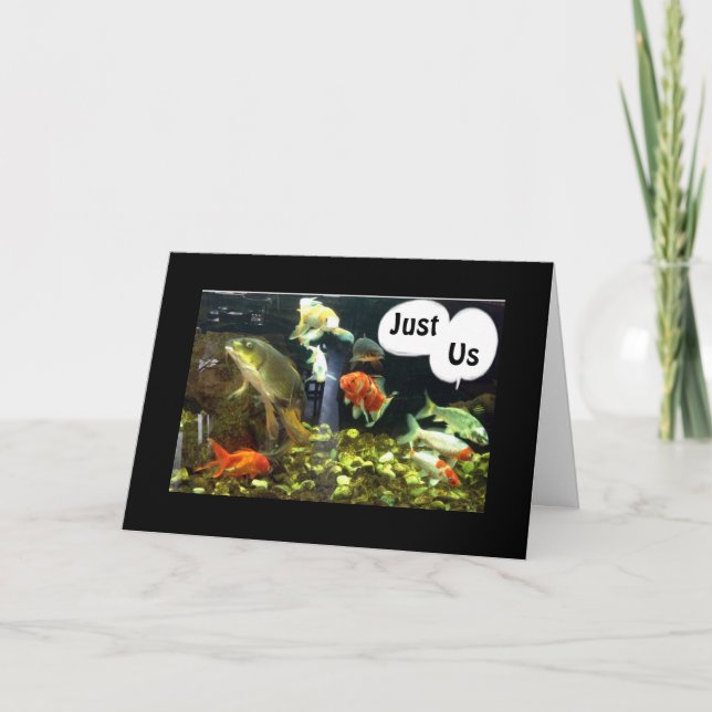 PARTY FISK SOM SÄLJER GRATTIS PÅ FÖDELSEDAGEN FRÅN KORT (Framsida)