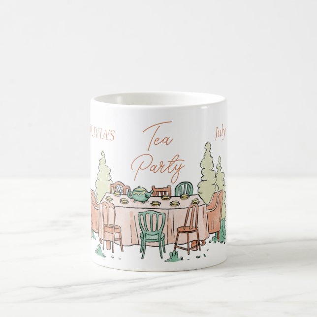 Party-flickor söta mugg (Center)
